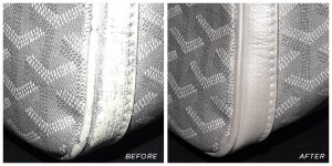 Doctor Leather Gallery - goyard - metallic color restoration