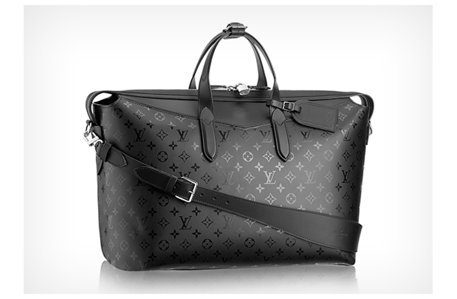 LOUIS VUITTON Keepall Voyager Monogram Eclipse Travel Bag Black-US