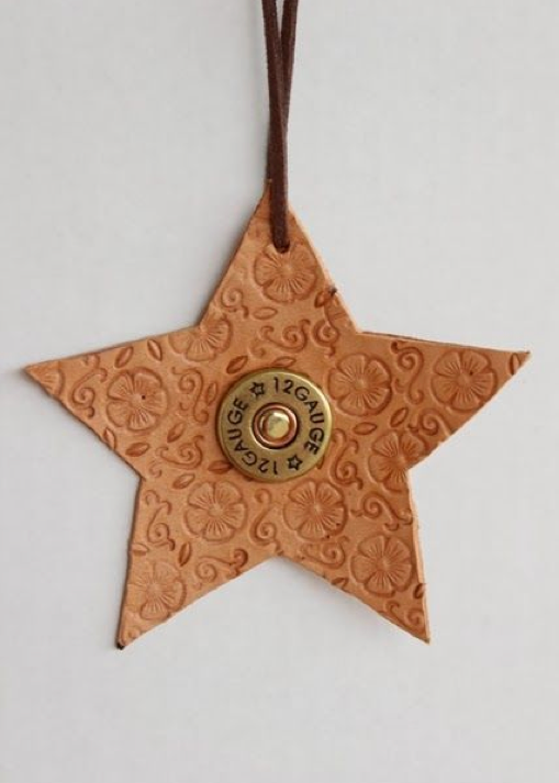Leather decorations you could make this Christmas